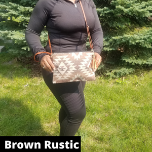 Rustic Aztec Western Crossbody Bags