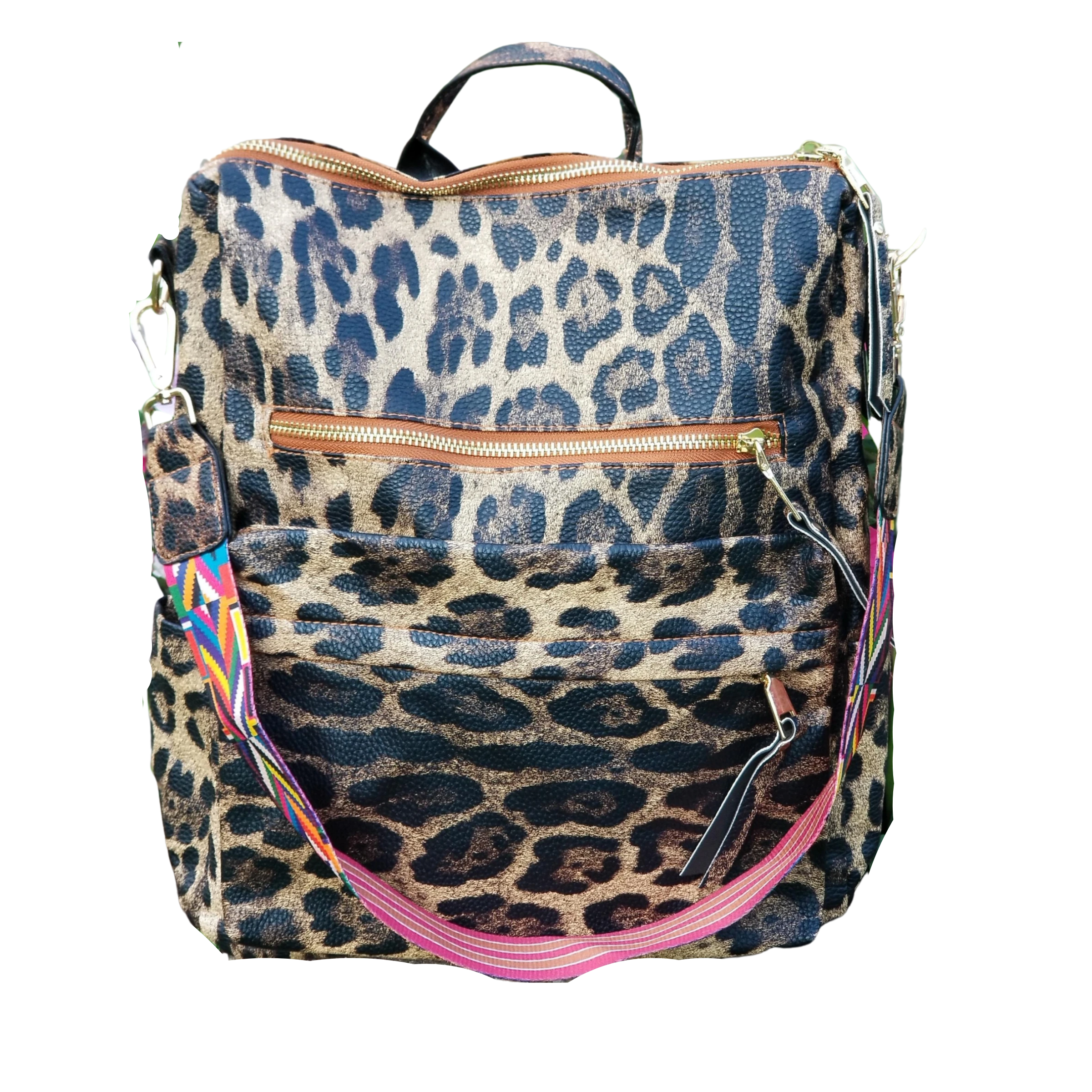 Travel leopard lexeb top backpack