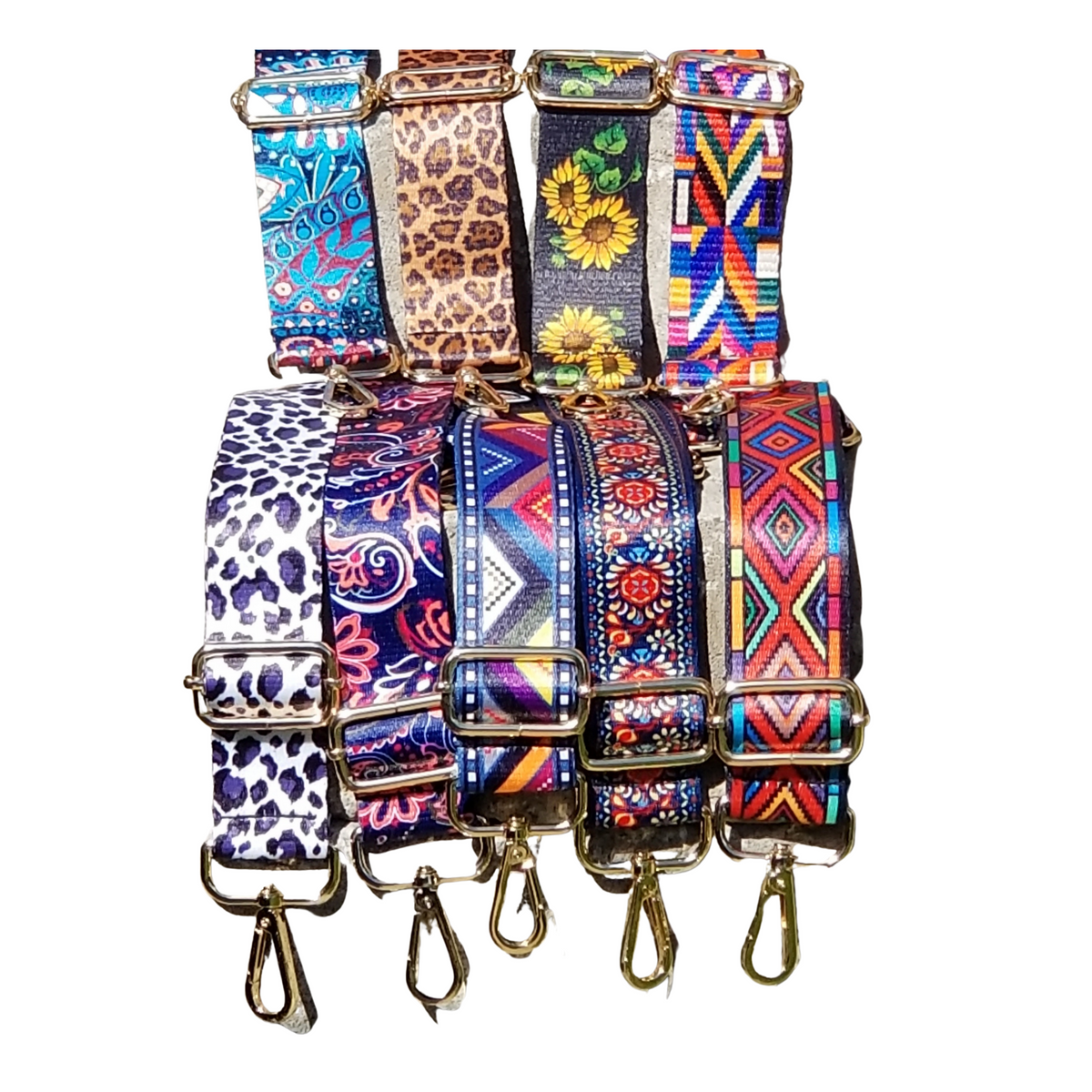 Funky and Wild Guitar Purse Straps – Teal In Love
